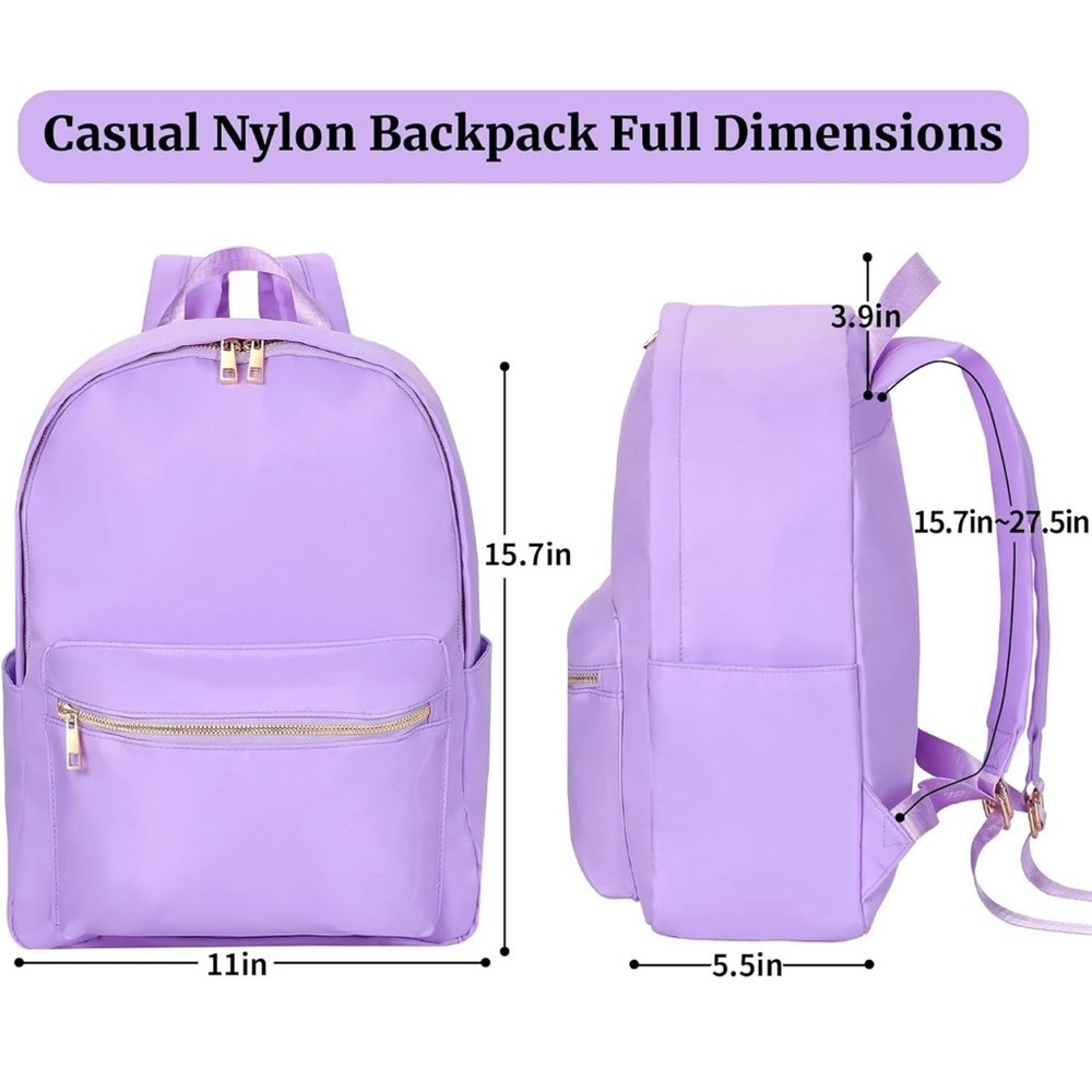 Lavender Backpack - Picture 3 of 6